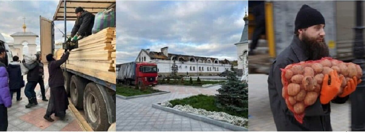 До Святогірської Лаври доставили гуманітарну допомогу з Тернопільщини