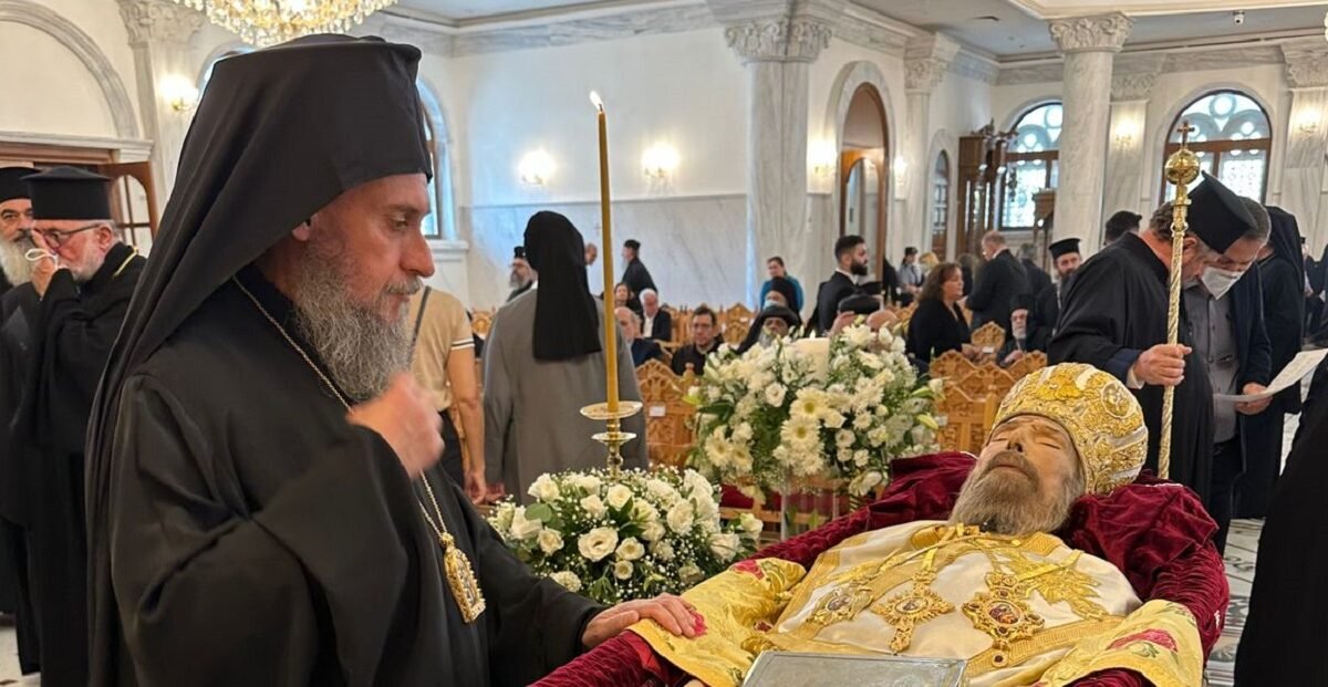Делегація ПЦУ взяла участь у чині похорону Архієпископа Хризостома II