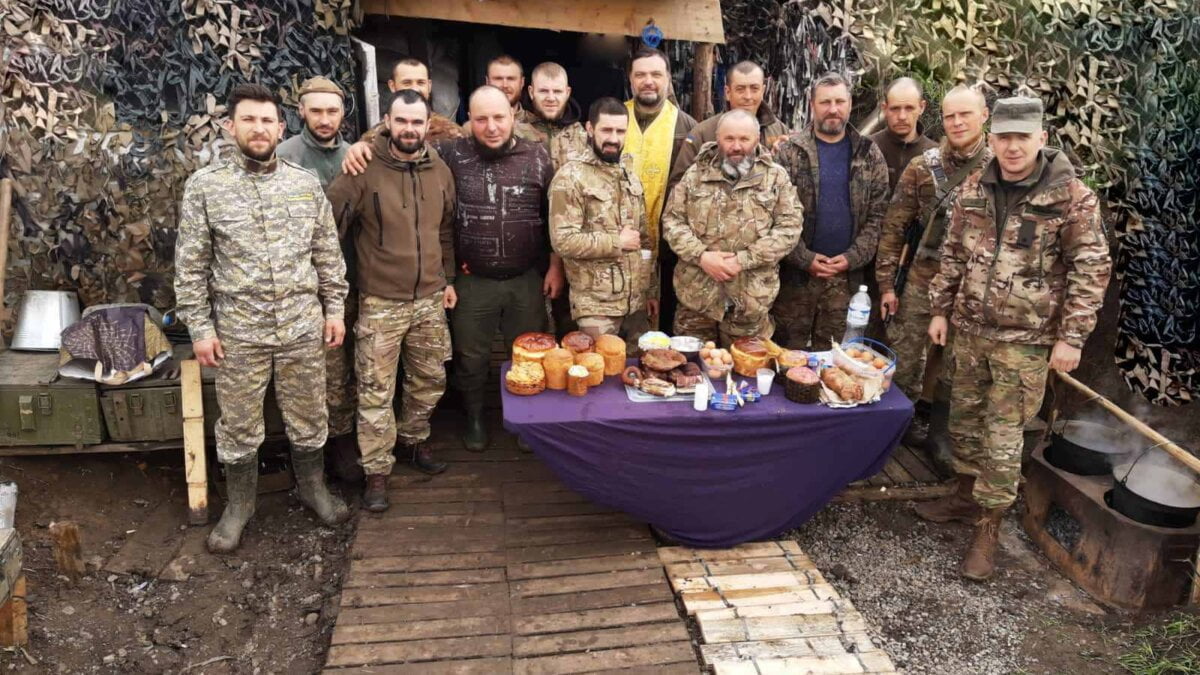 Духівник нацгвардійців звершив Великоднє богослужіння