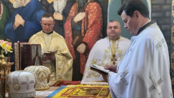 ФОТО/ВІДЕО/Божественна літургія в храмі Святих Жон Мироносиць у с. Почапинці