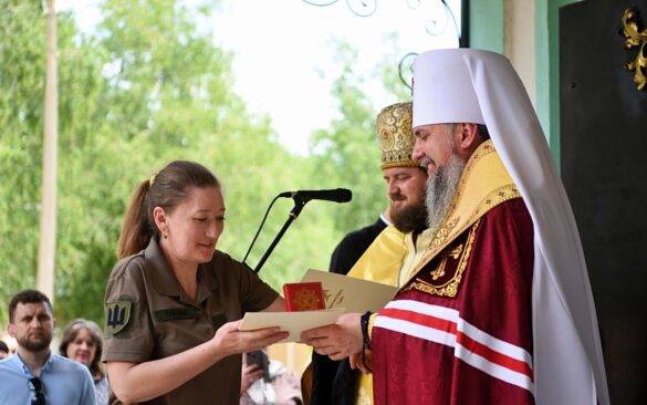 Предстоятель Митрополит Епіфаній помолився за перемогу та мир у військовій частині на Київщині