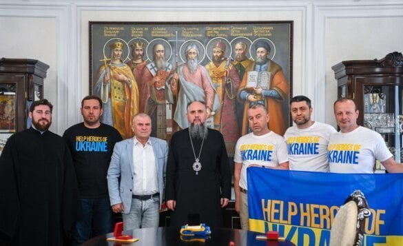 Митрополит Епіфаній зустрівся з представниками фонду Help Heroes Of Ukraine