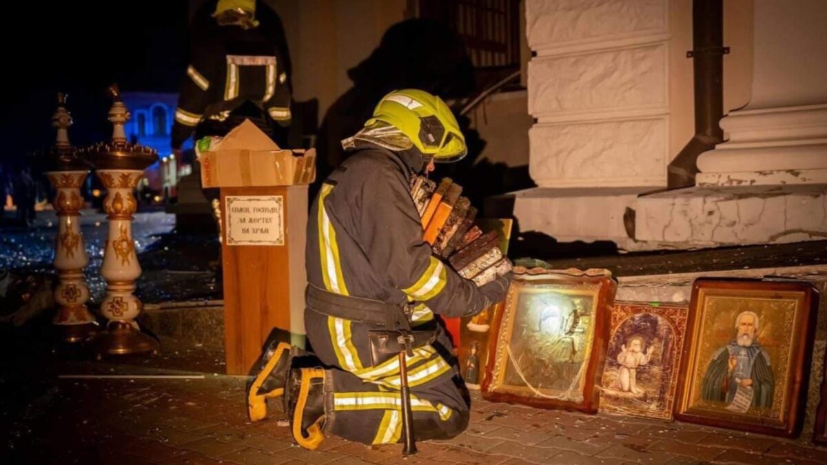 Російська терористична атака знищила Одеський Преображенський кафедральний собор
