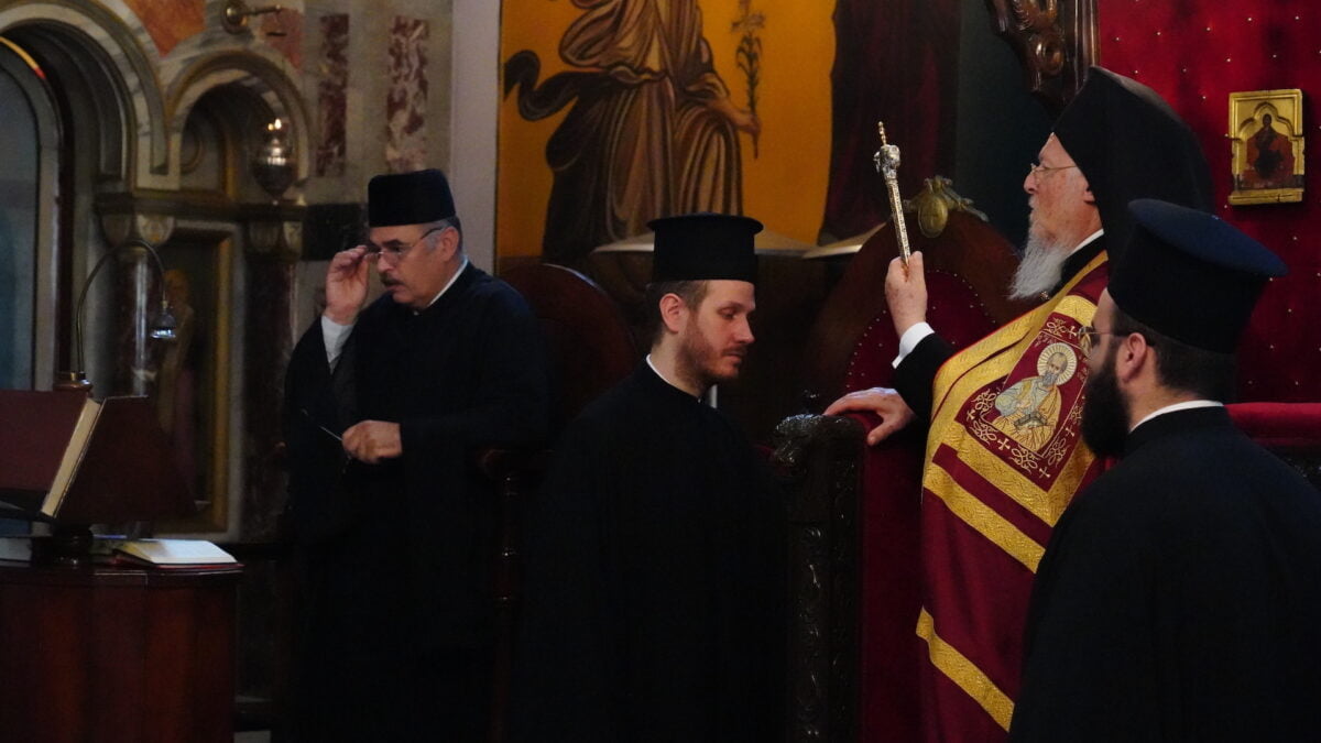 Патріарх Вселенський на святі в храмі святої Кирикії Кондоскалія