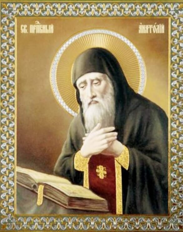 Святий прославлений своїм життям у Печерському монастирі Києва