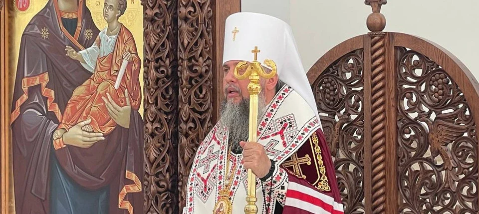 Глава ПЦУ Митрополит Епіфаній освятив іконостас у Бучі в День Незалежності
