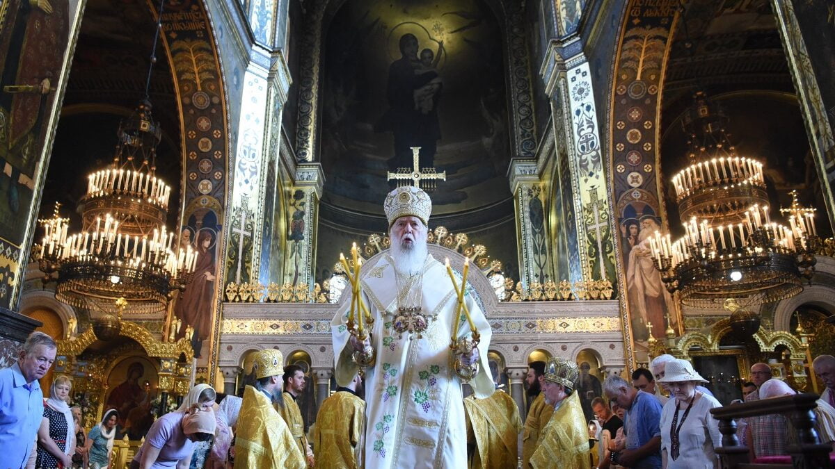 Патріарх Філарет очолив Божественну літургію у день пам’яті святих Бориса і Гліба