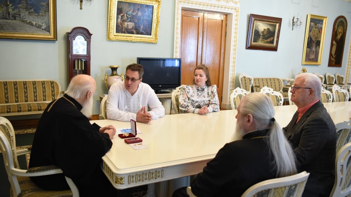 Зустріч Святішого Патріарха Філарета з народним депутатом Владленом Неклюдовим: роль Церкви в сучасній Україні