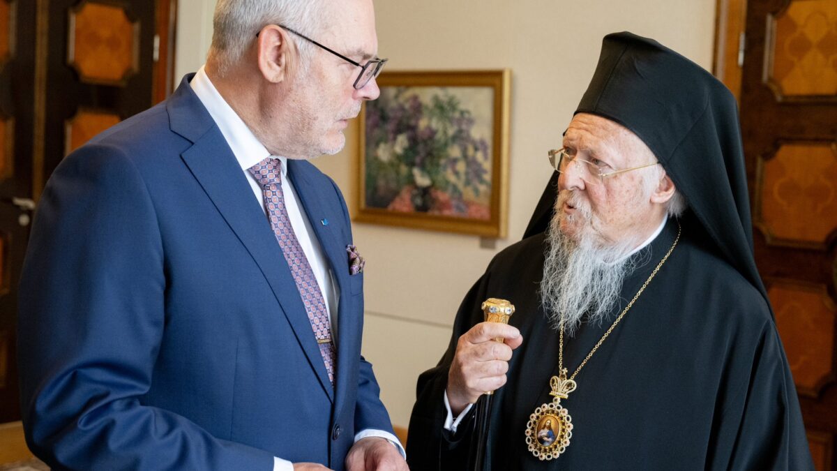 Президент Естонії висловив подяку Вселенському патріарху за підтримку Православної церкви та співпрацю з українською автокефальною церквою