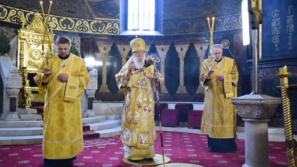 Божественна Літургія та Всенічне Бдіння з Патріархом Філаретом у Володимирському Соборі