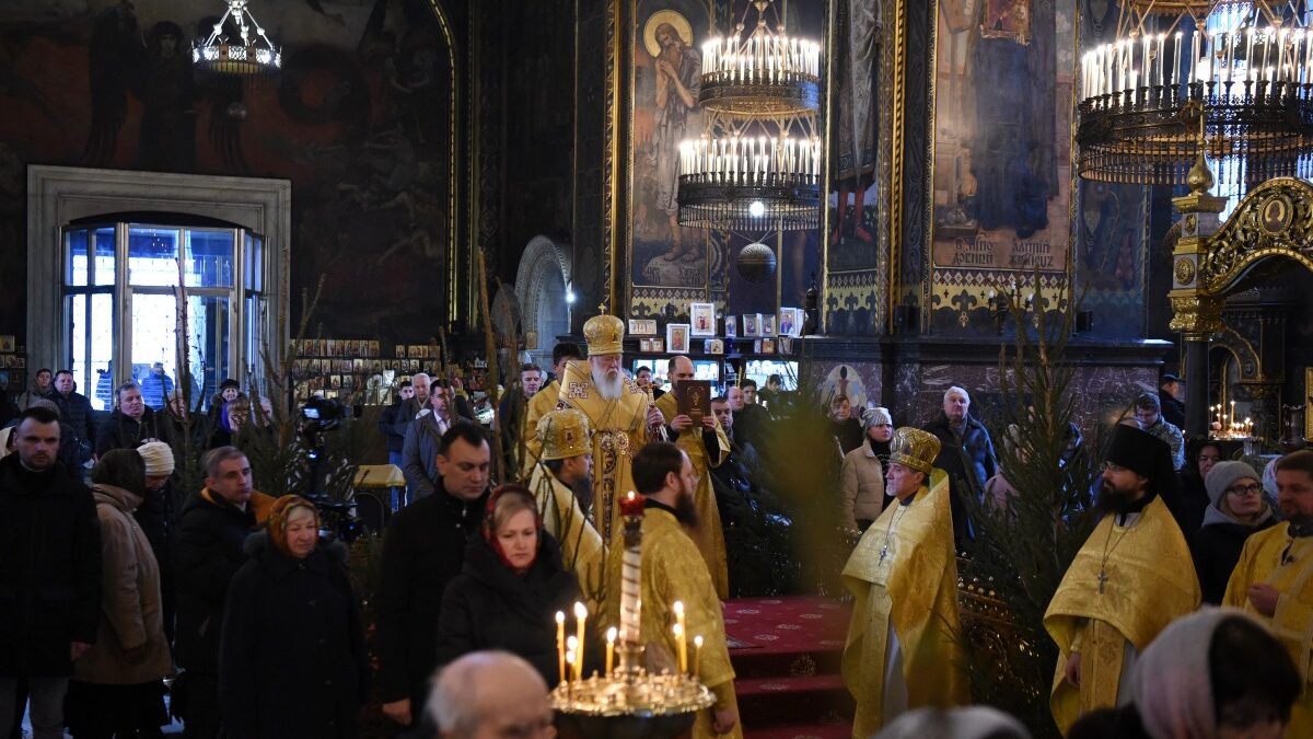 Божественна літургія та святкування Обрізання Господнього в Київському кафедральному соборі