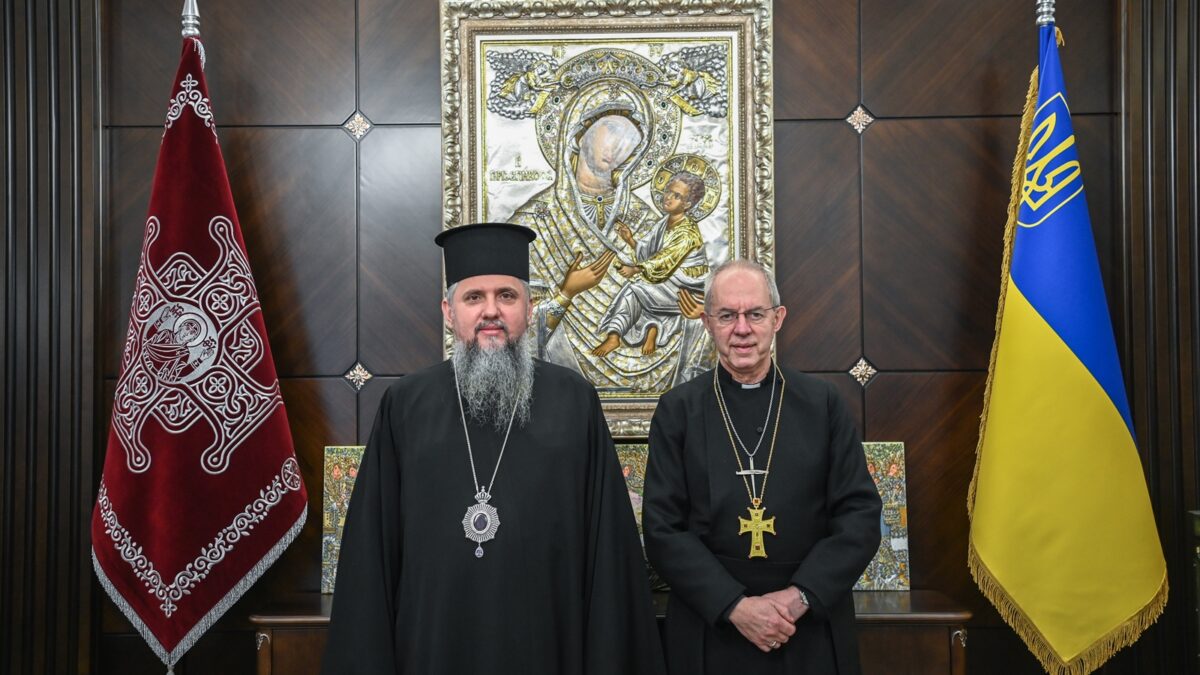 Історична зустріч: Предстоятель УПЦ зустрівся із Духовним Очільником Англіканської Спільноти у Києві