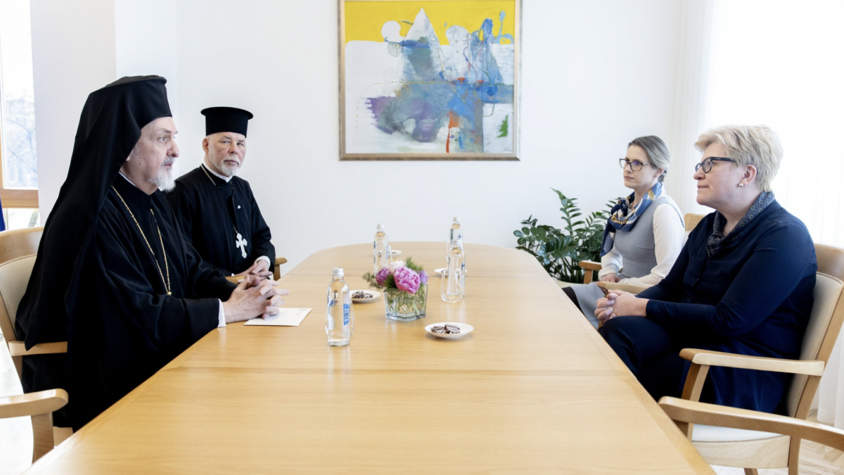 Зустріч митрополита Халкедонського з Прем’єр-міністром Литви