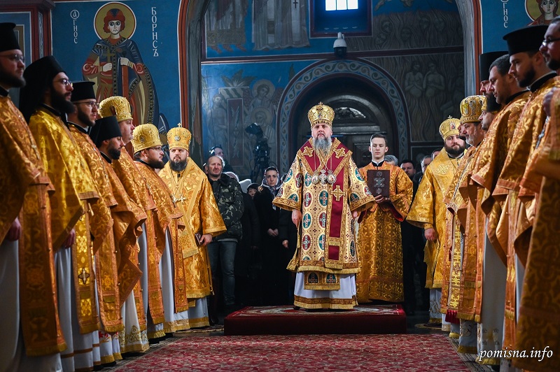 Блаженнійший Митрополит Київський очолив Божественну літургію в Свято-Михайлівському Золотоверхому соборі
