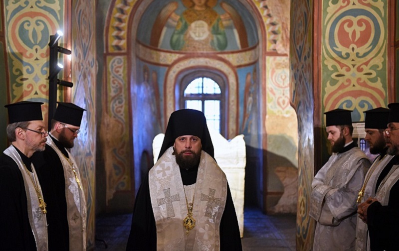 Єпископ Авраамій помолився за душу княгині Інгігерди-Ірини та київських правителів у святині Софії