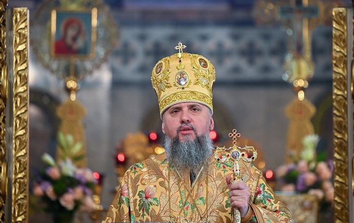 Митрополит Епіфаній очолив літургію під час третьої підготовчої неділі до Великого посту у Свято-Михайлівському Золотоверхому соборі