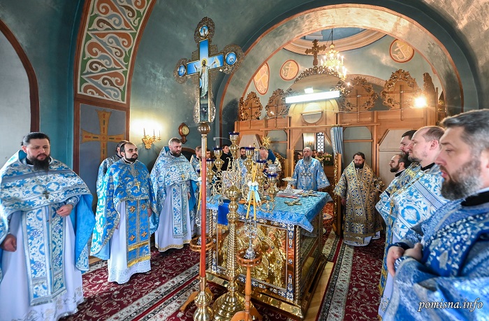 Блаженнійший Митрополит Епіфаній очолив богослужіння у день свята Благовіщення