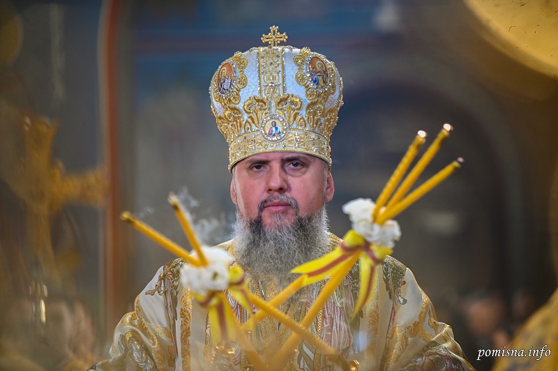 Блаженніший Епіфаній очолив Божественну літургію в Свято-Михайлівському соборі в день неділі про блудного сина