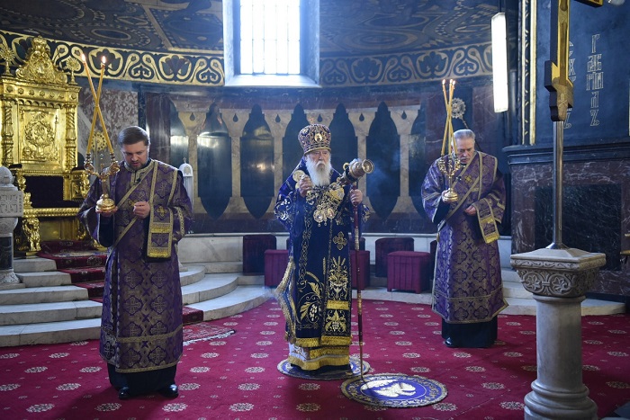 Патріарх Філарет звершив Божественну літургію у 2-гу неділю Великого посту