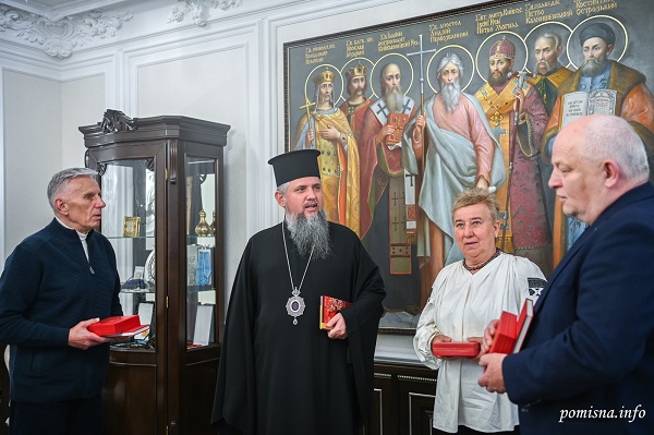 Предстоятель УПЦ зустрівся з учасниками проєкту «Нескорена Україна у війні цивілізацій»