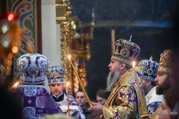 У кафедральному храмі Блаженнійший Митрополит Епіфаній очолив Всенічне бдіння