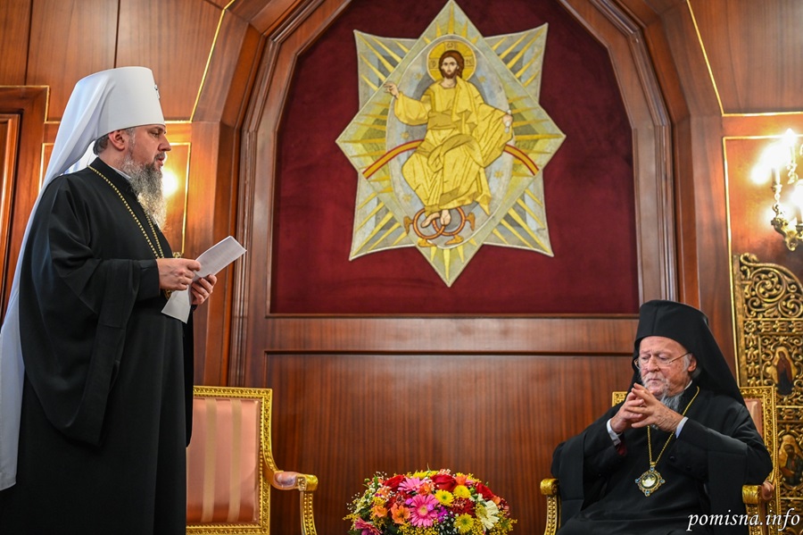 «Світ має чути правду»: Митрополит Епіфаній звернувся до Вселенського Патріарха Варфоломія