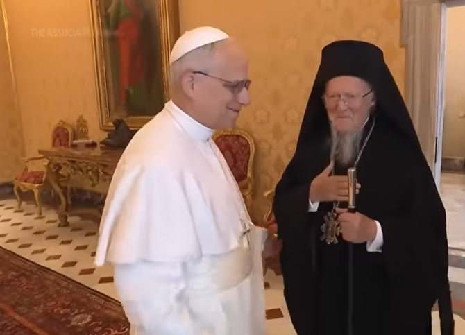 Варфоломій і Лев XIV: зустріч духовних лідерів у Ватикані