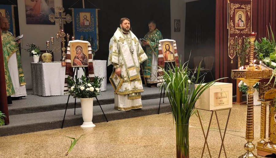 У Варшаві митрополит Іларіон очолив літургію на П’ятидесятницю