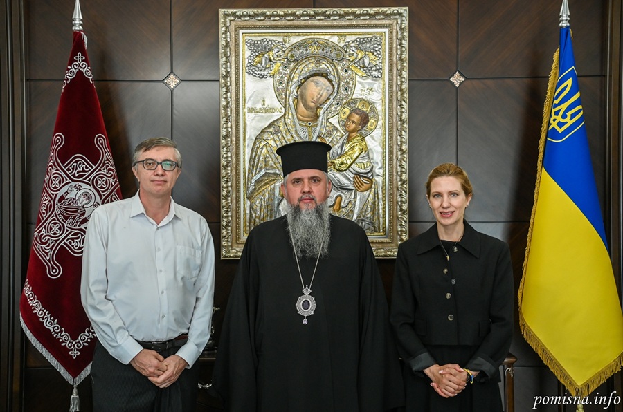 У Києві відбулася зустріч Митрополита Епіфанія та Посла України у Швеції