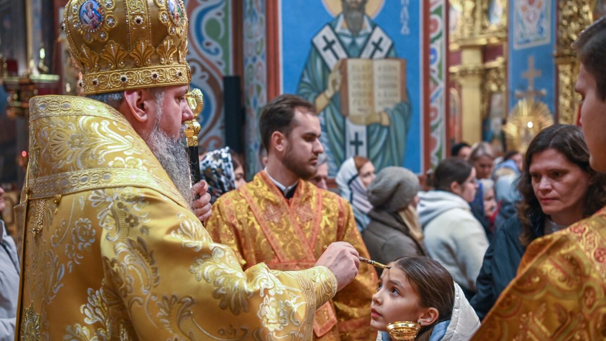 У Золотоверхому соборі звершили урочисте Всенічне бдіння з Митрополитом Епіфанієм